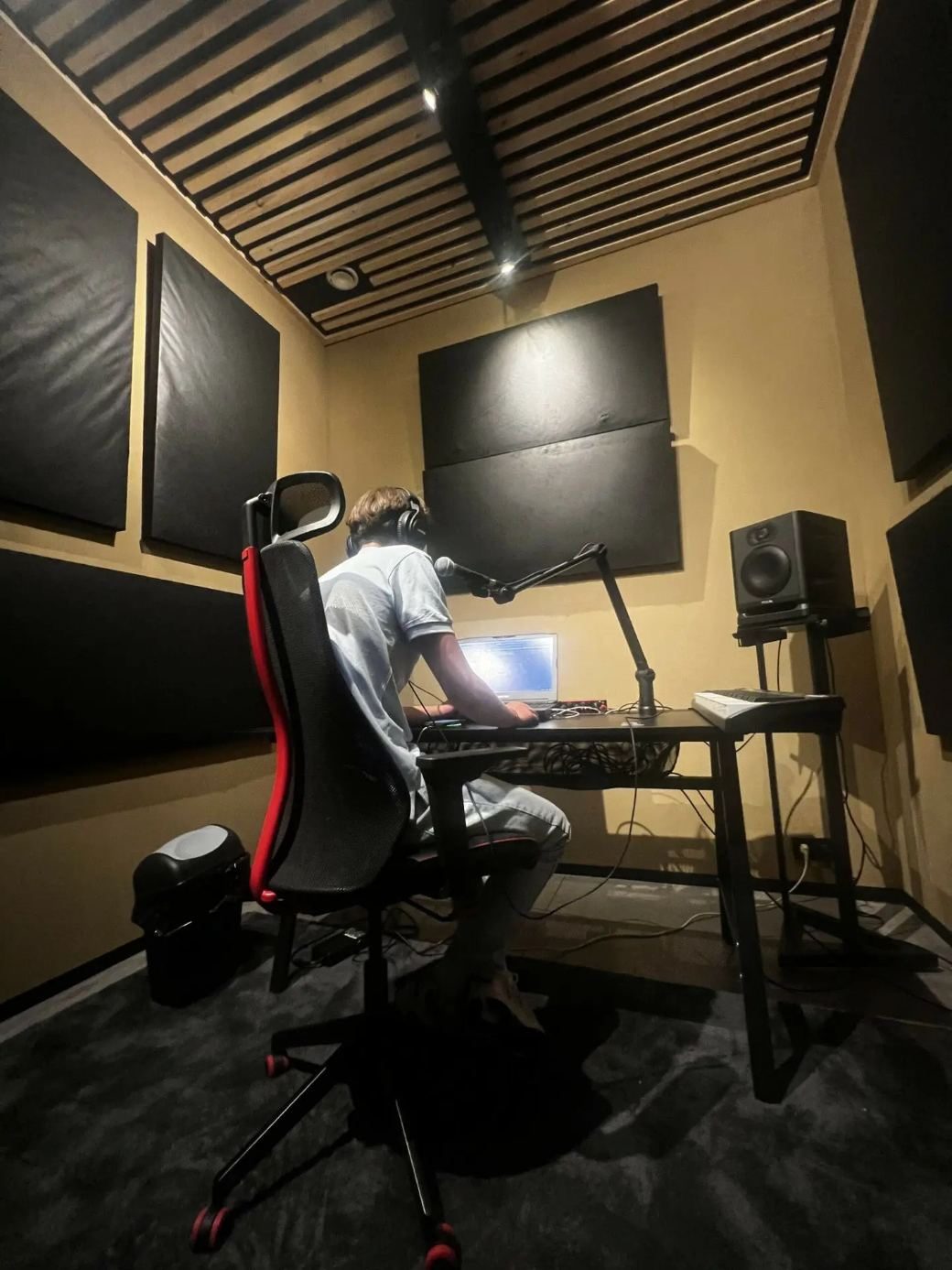 Producer at the desk in Studio 3